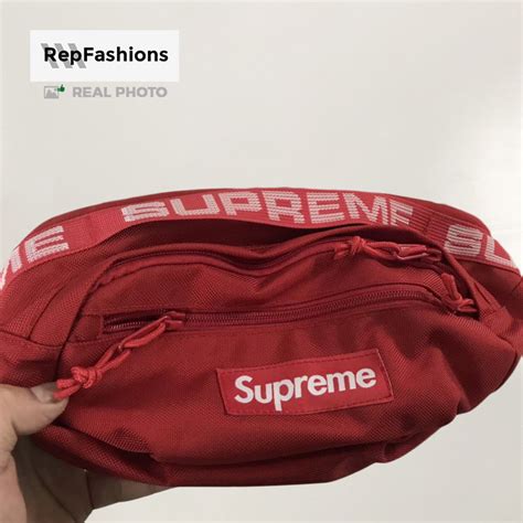 fake supreme waist bag ss18|shoulder fanny pack supreme.